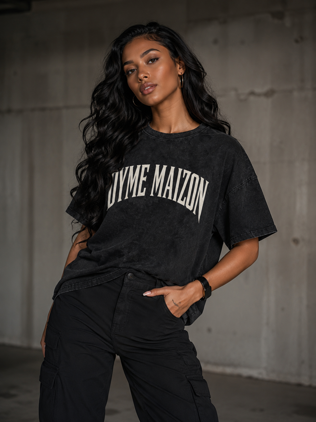 Dyme Maizon arch logo tee editorial